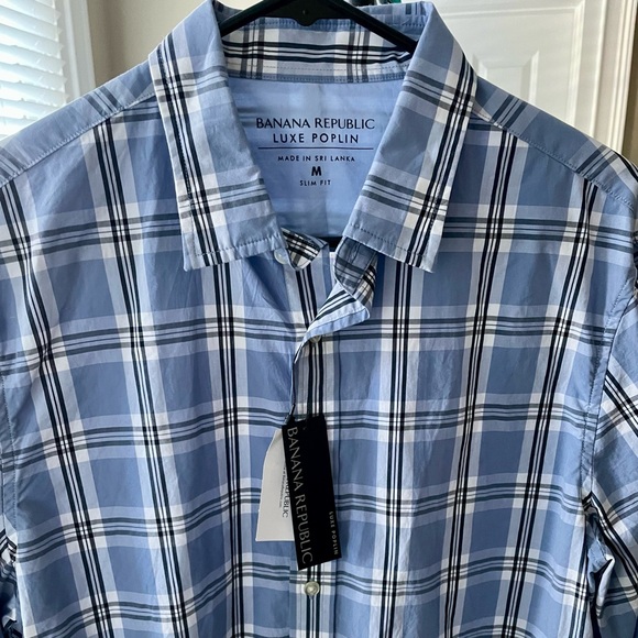 Banana Republic long sleeve men’s dress shirt new with tags. - Picture 2 of 3